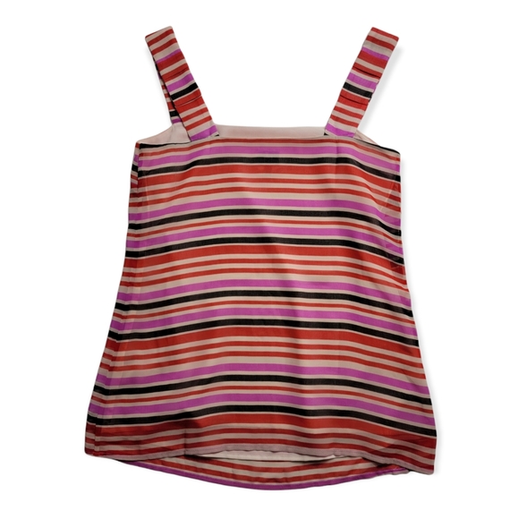 Cabi London Mod Stripe Sleeveless Blouse - Picture 5 of 8